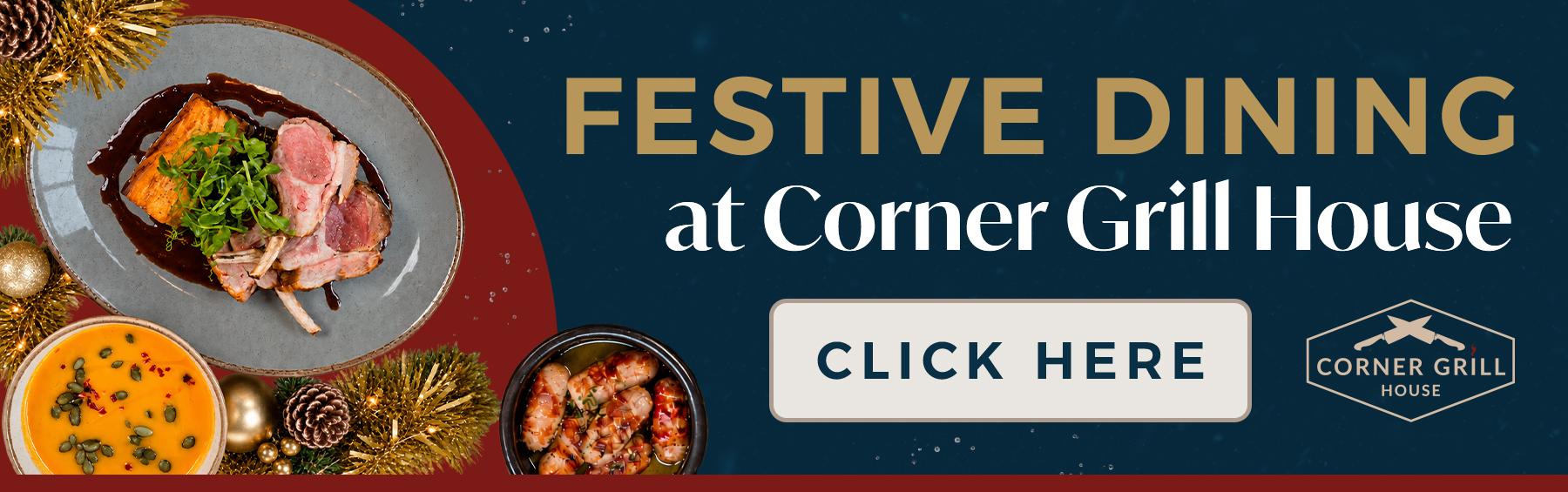 Corner Grill House Xmas Banner